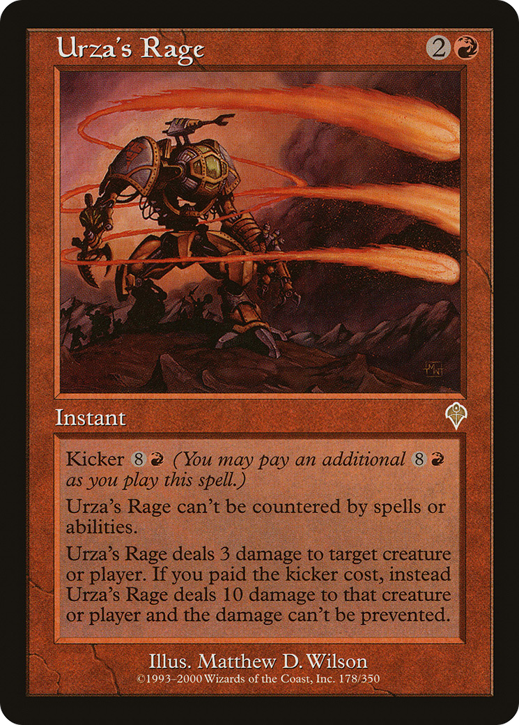 Urza's Rage (INV-178) (Foil)