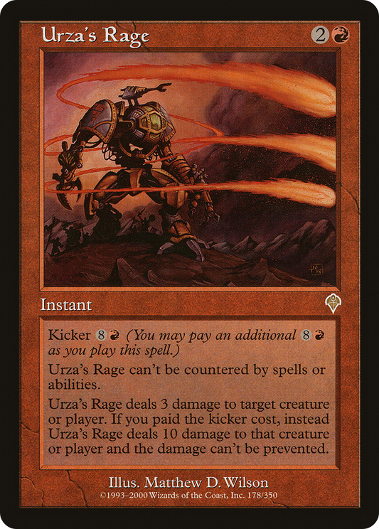 Urza's Rage (INV-178) (Foil)
