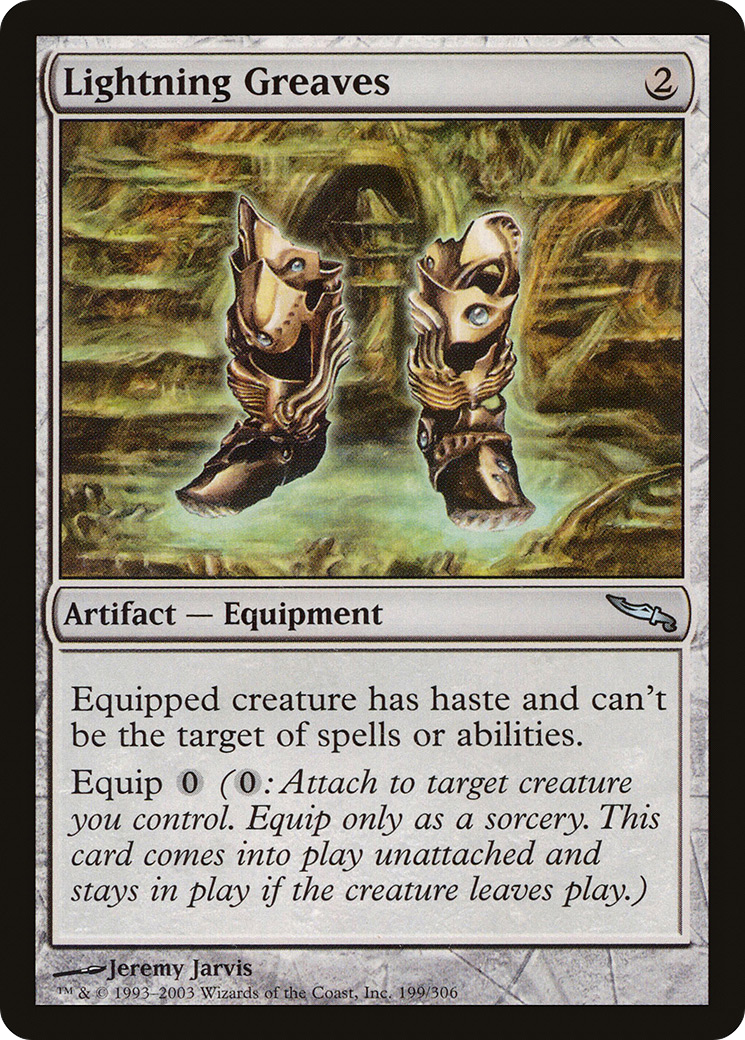 Lightning Greaves (MRD-199) (Foil)