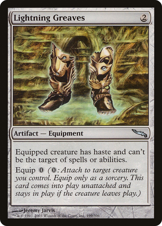 Lightning Greaves (MRD-199) (Foil)