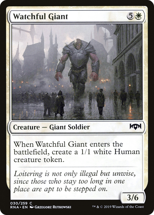 Watchful Giant (RNA-030) (Foil)
