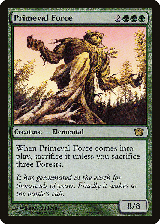 Primeval Force (8ED-273★) (Foil)