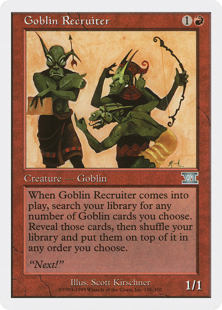 Goblin Recruiter (6ED-186)