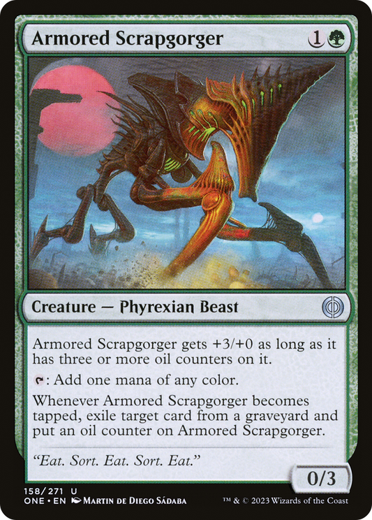 Armored Scrapgorger (ONE-158) (Foil)