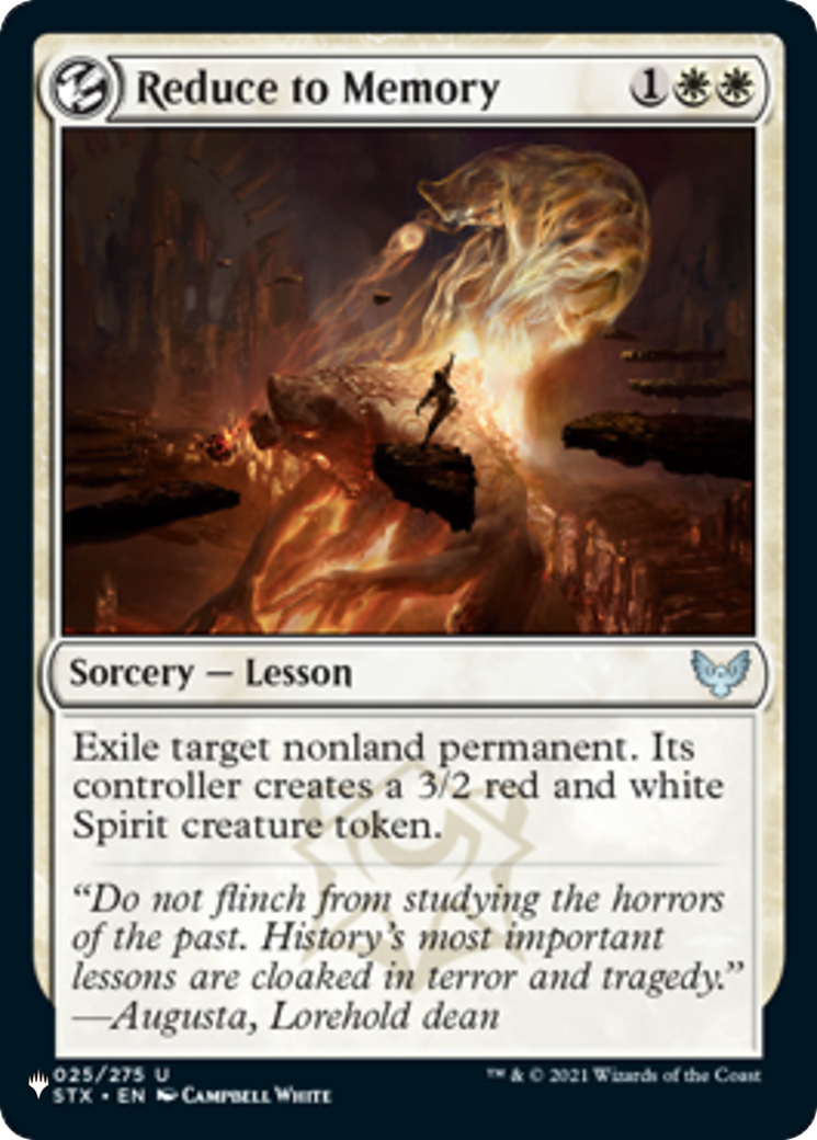 Reduce to Memory (LIST-STX-25)