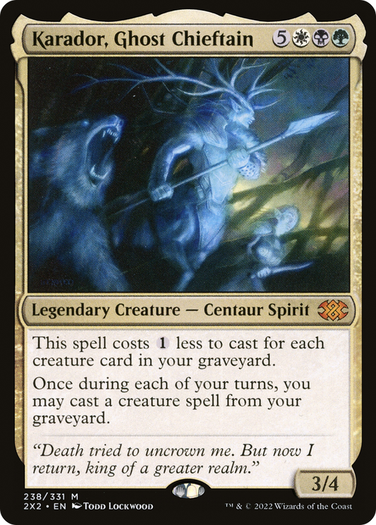 Karador, Ghost Chieftain (2X2-238)