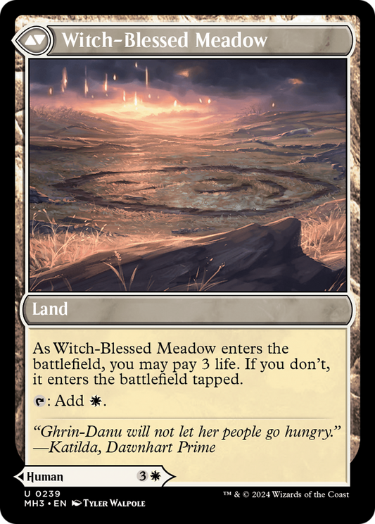 Witch Enchanter // Witch-Blessed Meadow (MH3-239) (Foil)