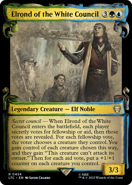 Elrond of the White Council (LTC-454) (Showcase) (Scroll)