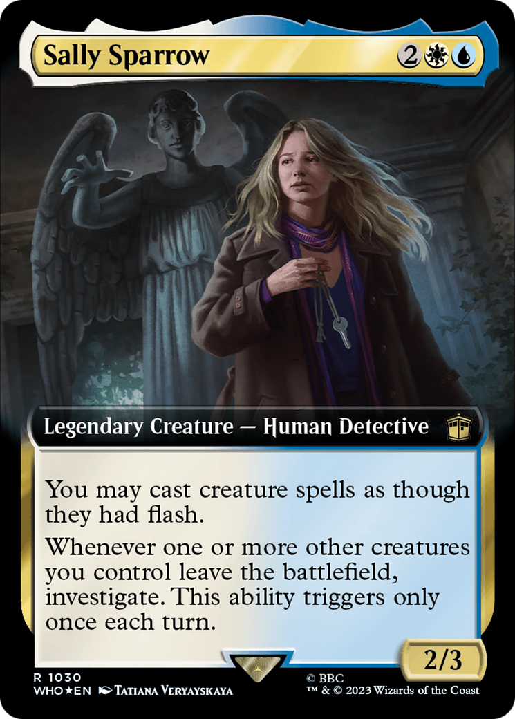 Sally Sparrow (WHO-1030) (Extended Art) (Surge Foil)