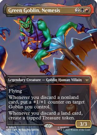 Green Goblin, Nemesis (Borderless) (SPE-023) (Foil)