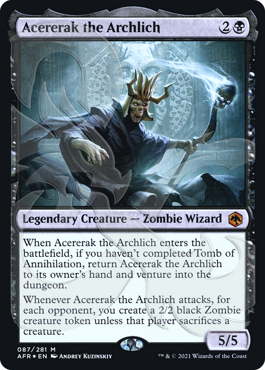 Acererak the Archlich (AFR&-87A) (Foil)