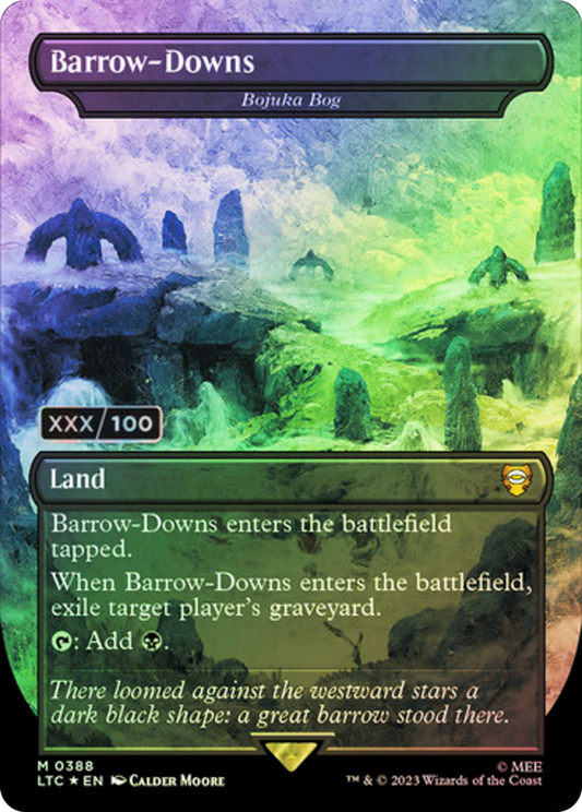 Barrow-Downs / Bojuka Bog (LTC-388) (Borderless) (Foil) (Serialized)