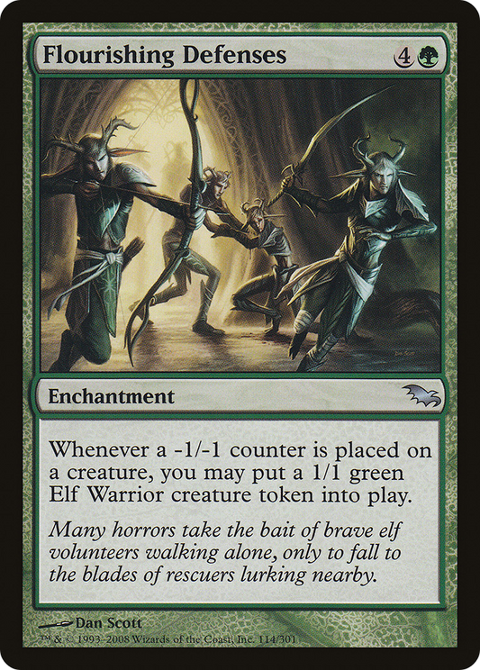 Flourishing Defenses (SHM-114) (Foil)