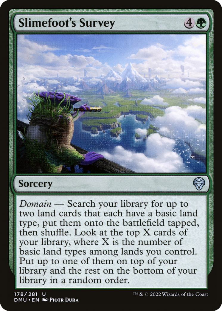 Slimefoot's Survey (DMU-178) (Foil)