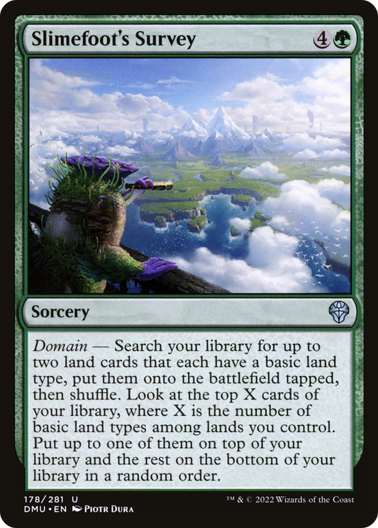 Slimefoot's Survey (DMU-178) (Foil)