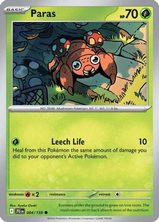 Paras (JTG-004) (Reverse Holofoil)