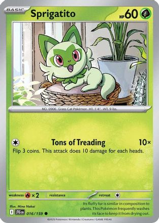 Sprigatito (JTG-016) (Reverse Holofoil)