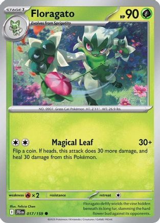 Floragato (JTG-017) (Reverse Holofoil)