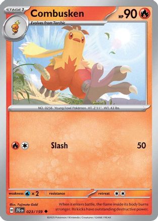Combusken (JTG-023) (Reverse Holofoil)
