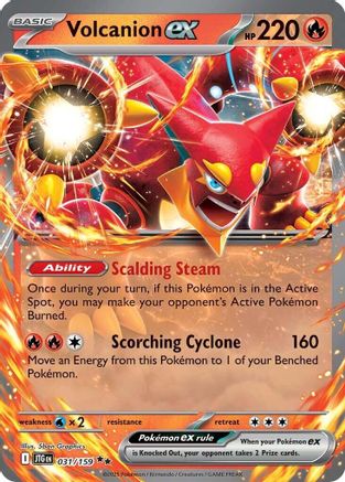 Volcanion ex (JTG-031) (Holofoil)