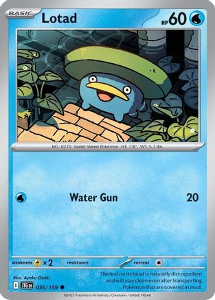 Lotad (JTG-035) (Reverse Holofoil)