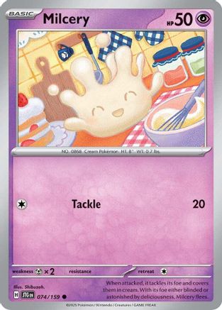 Milcery (JTG-074) (Reverse Holofoil)