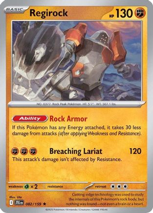 Regirock (JTG-082) (Reverse Holofoil)