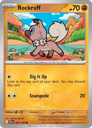 Rockruff (JTG-084) (Reverse Holofoil)