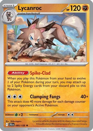 Lycanroc (JTG-085) (Holofoil)