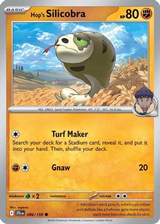 Hop's Silicobra (JTG-086) (Reverse Holofoil)