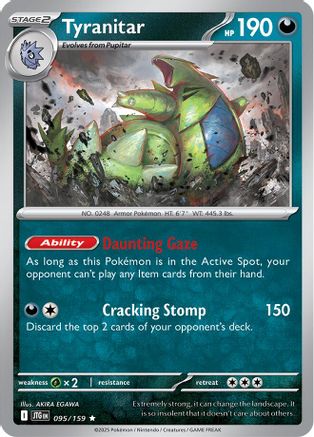 Tyranitar (JTG-095) (Reverse Holofoil)