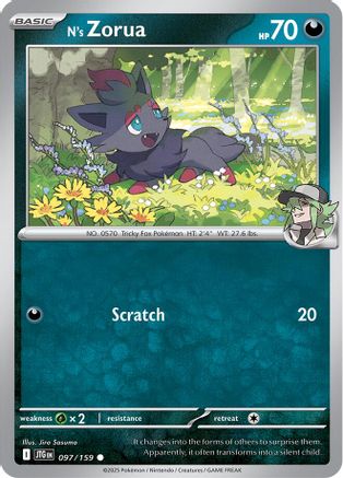 N's Zorua (JTG-097)