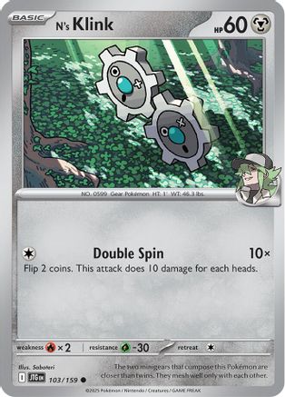 N's Klink (JTG-103) (Reverse Holofoil)