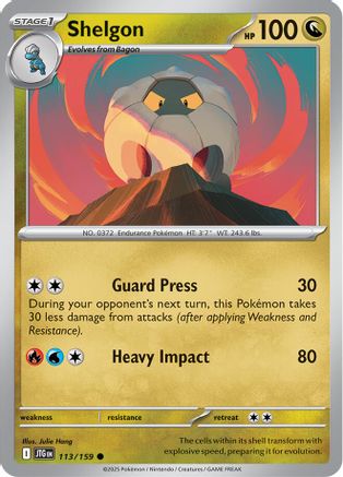 Shelgon (JTG-113) (Reverse Holofoil)