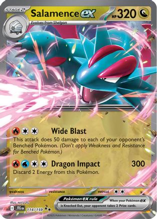 Salamence ex (JTG-114) (Holofoil)