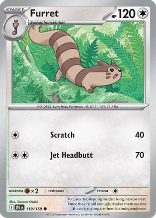 Furret (JTG-119) (Reverse Holofoil)