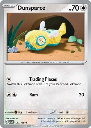 Dunsparce (JTG-120) (Reverse Holofoil)