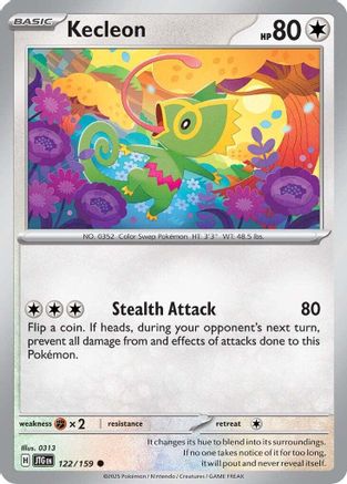 Kecleon (JTG-122) (Reverse Holofoil)