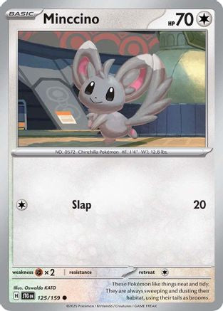 Minccino (JTG-125) (Reverse Holofoil)