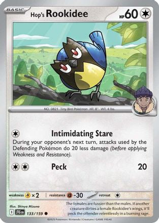 Hop's Rookidee (JTG-133) (Reverse Holofoil)