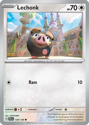 Lechonk (JTG-139) (Reverse Holofoil)