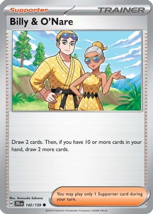 Billy & O'Nare (JTG-142) (Reverse Holofoil)