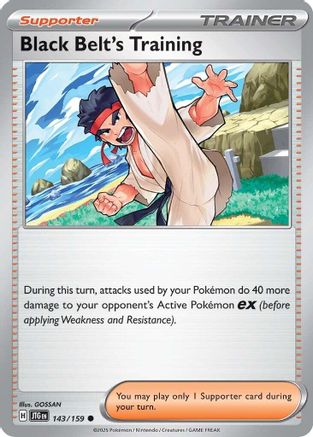 Black Belt's Training (JTG-143) (Reverse Holofoil)