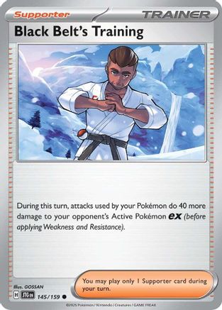 Black Belt's Training (JTG-145) (Reverse Holofoil)