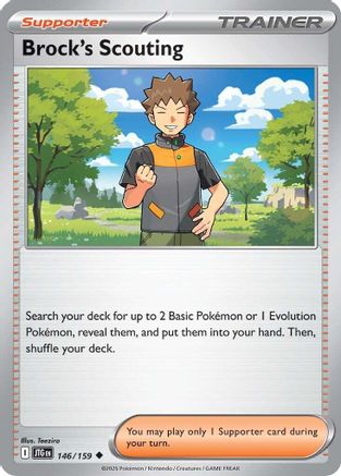 Brock's Scouting (JTG-146) (Reverse Holofoil)