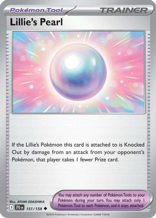 Lillie's Pearl (JTG-151) (Reverse Holofoil)