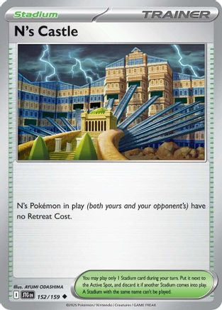 N's Castle (JTG-152) (Reverse Holofoil)