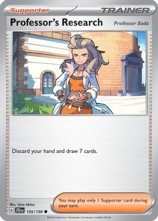 Professor's Research (JTG-155) (Reverse Holofoil)