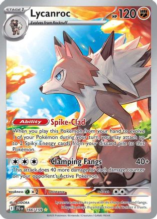 Lycanroc (JTG-166) (Holofoil)