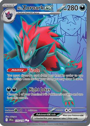 N's Zoroark ex (JTG-175) (Holofoil)